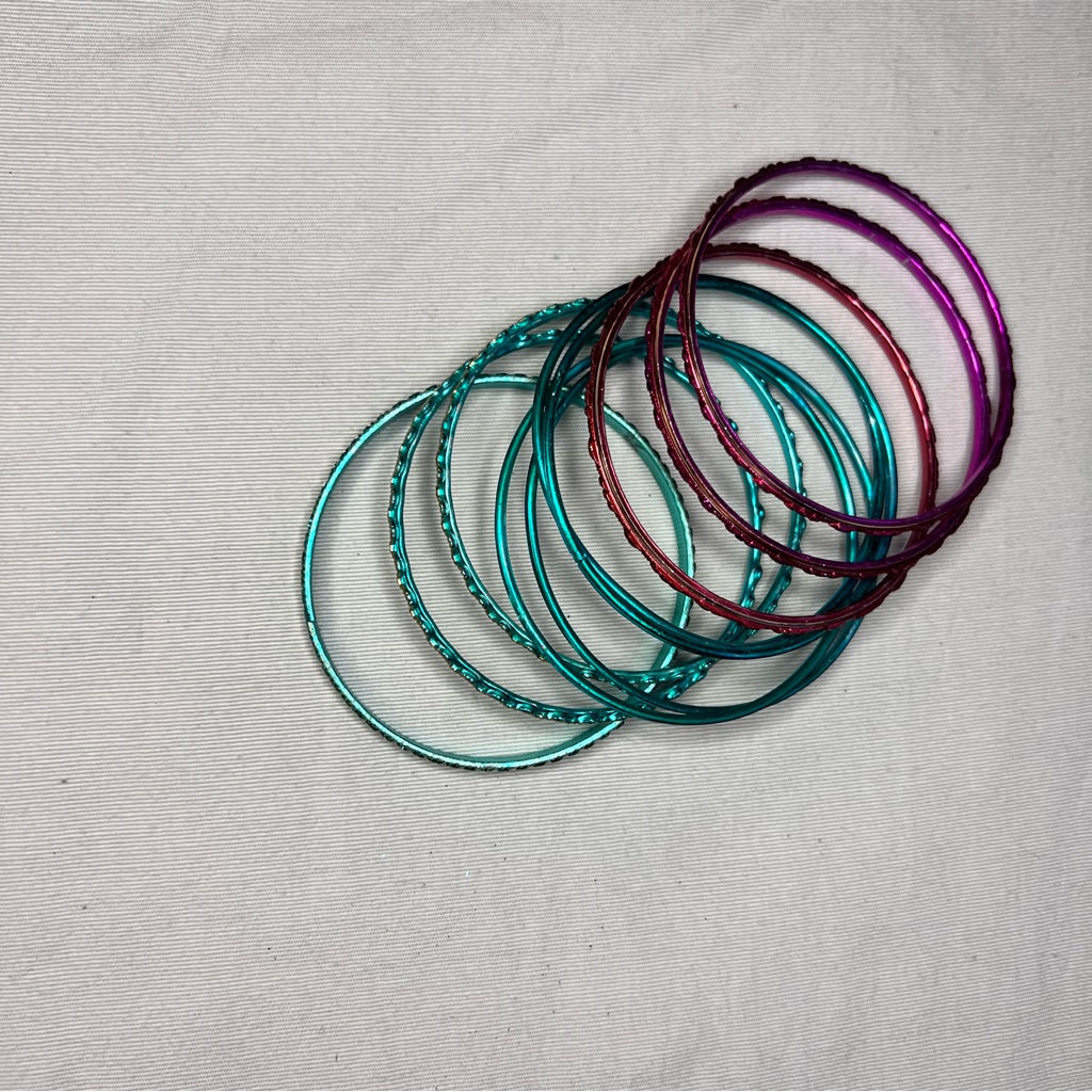 10 Colored Bangles
